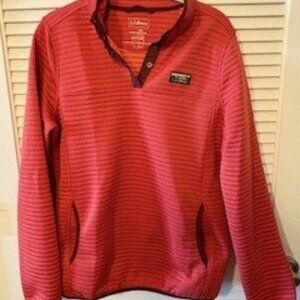 LL Bean Airlight Knit Pullover Women's Tall- Small- Color: Desert Rose Heather